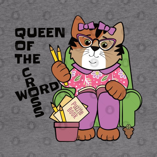 Queen of the Crossword Cat by Sue Cervenka